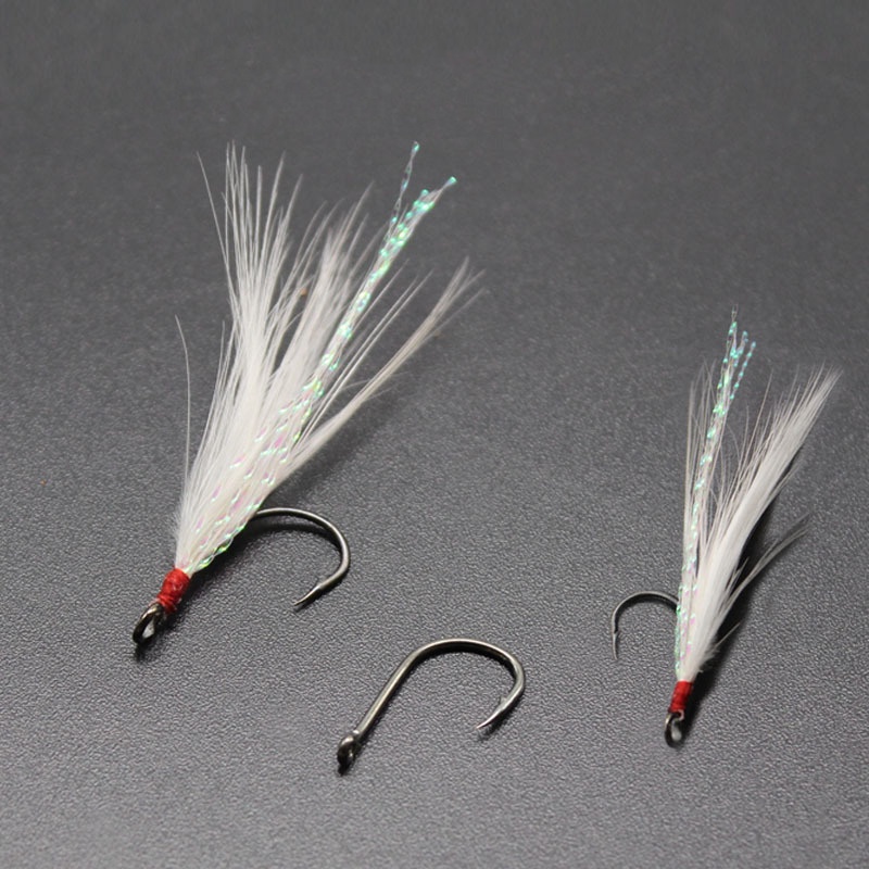 Fishing Equipment Deals - Stream Lure Fishing Hooks With Feather
