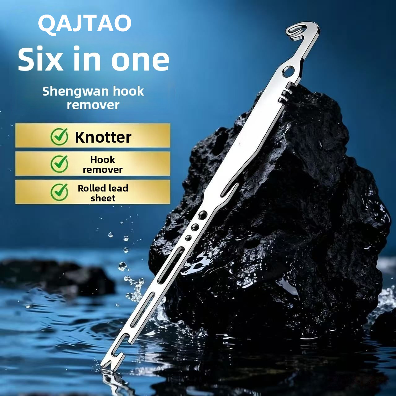 Fishing Equipment Warehouse - QAJTAO 4 Pieces 6-in-1 Stainless Steel