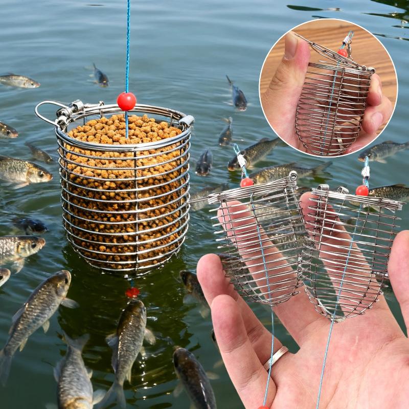 4.5cm Wire Fishing Lure Cage S - Best Equipment For Fishing ulasan dan harga