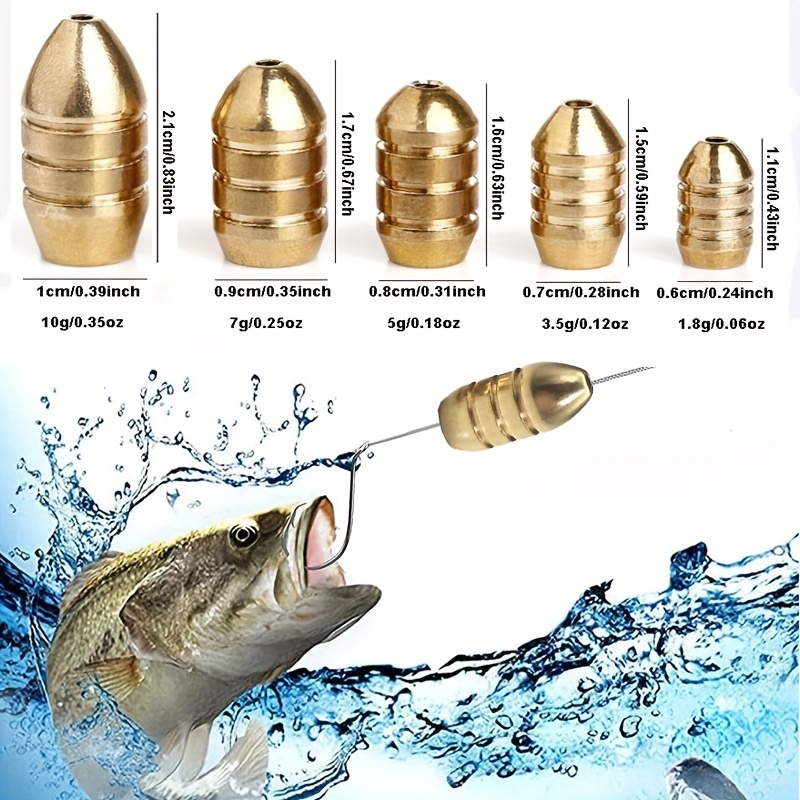 Wholesale 50pcs Golden Copper  - Fishing Equipment Deals ulasan dan harga