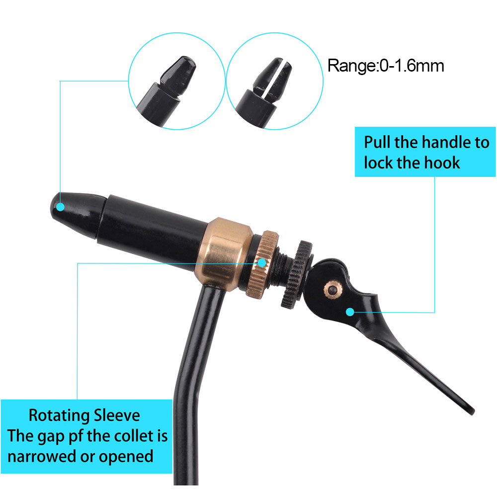Rotary Fly Tying Vise Tool Saf - Fishing Equipment Kit ulasan dan harga