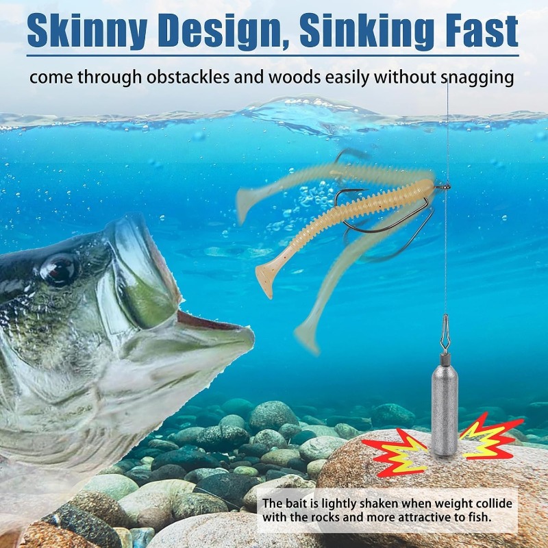 50pcs Lead Drop Shot Sinkers W - Fishing Equipment Deals ulasan dan harga