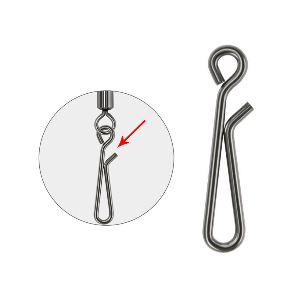 DNDYUJU 50pcs Stainless Steel  - Fishing Equipment Used ulasan dan harga