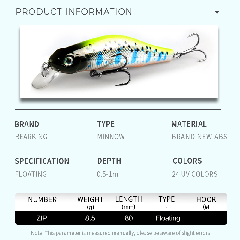 BEARKING Hot Sale 80mm 8.5g Pr - Fishing Equipment Deals ulasan dan harga