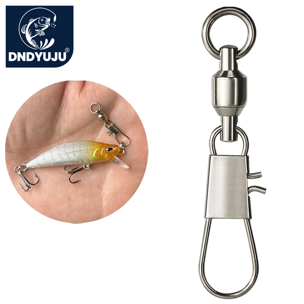 DNDYUJU 50pcs Fishing Swivels  - Fishing Equipment Used ulasan dan harga