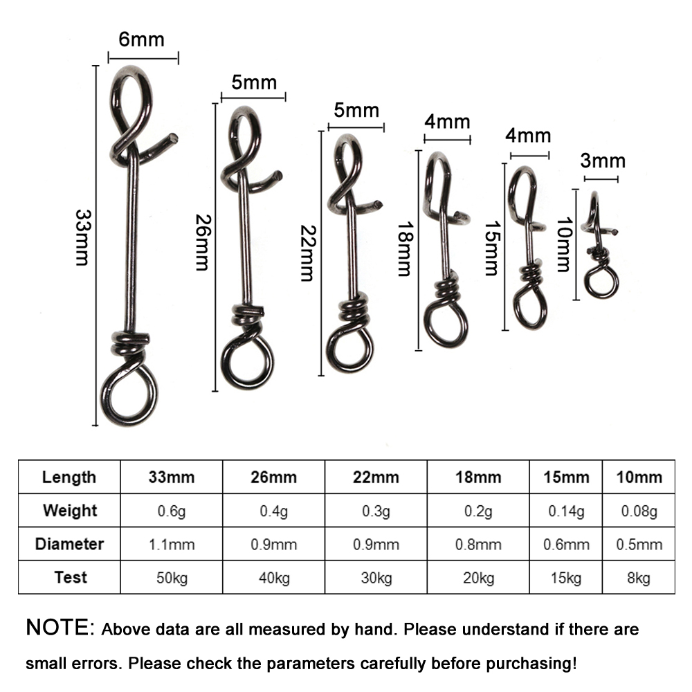 Bimoo 50pcs Stainless Steel Qu - Fishing Equipment Used ulasan dan harga