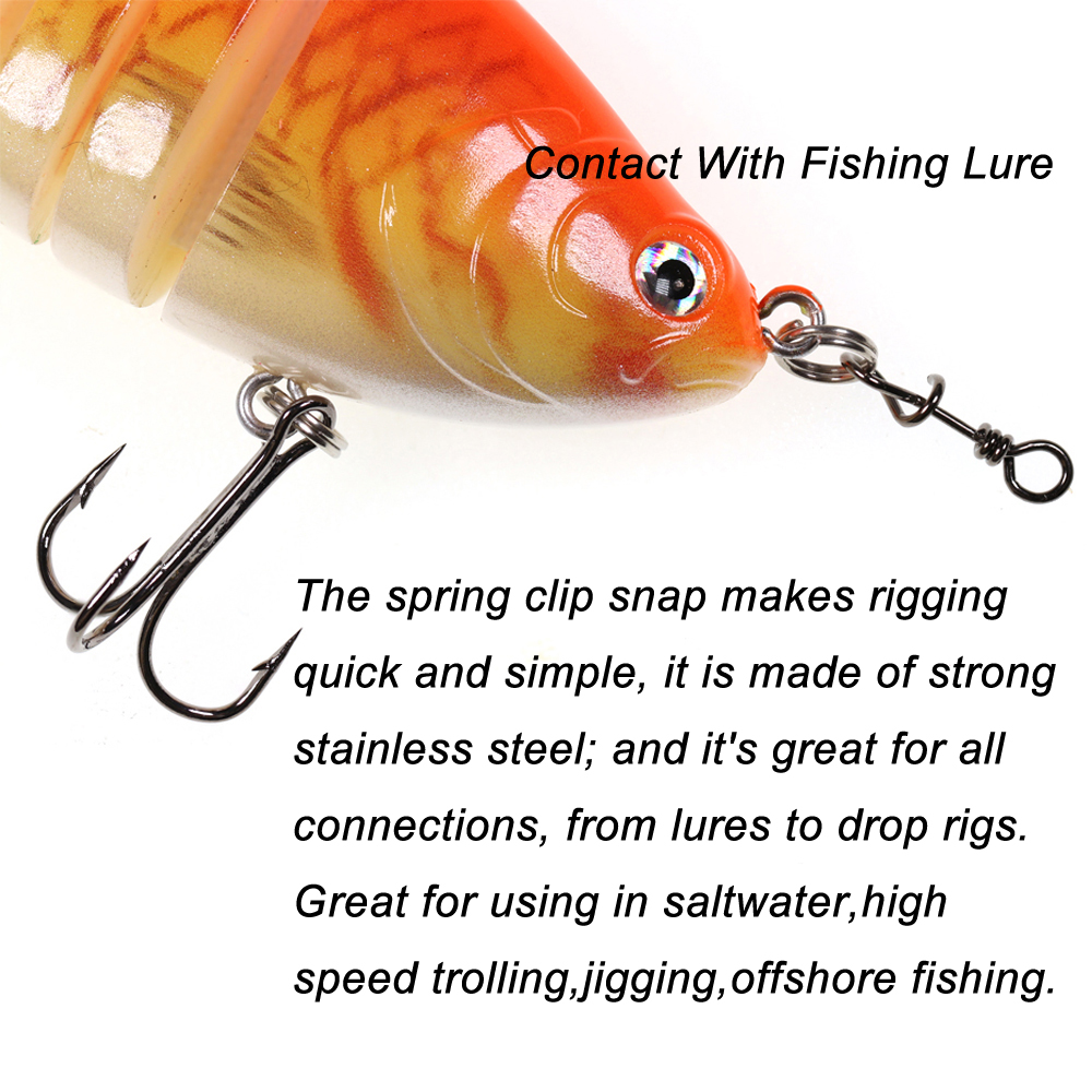 Bimoo 50pcs Stainless Steel Qu - Fishing Equipment Used ulasan dan harga