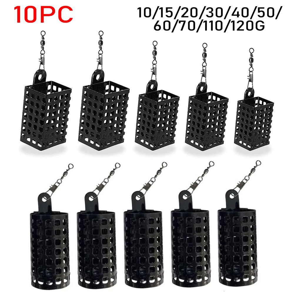 10PCS Fishing Tackle Feeder Ca - Fishing Equipment Used ulasan dan harga