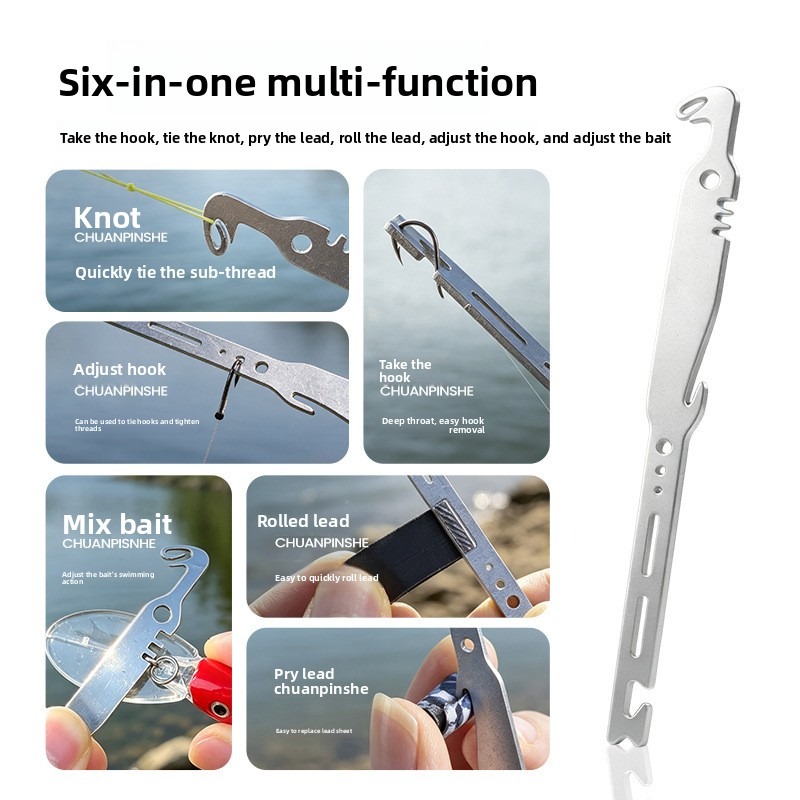 QAJTAO 4 Pieces 6-in-1 Stainle - Fishing Equipment Warehouse ulasan dan harga