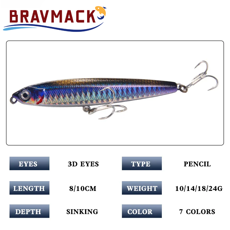 4pcs Professional Sinking Penc - Fishing Equipment Kit ulasan dan harga
