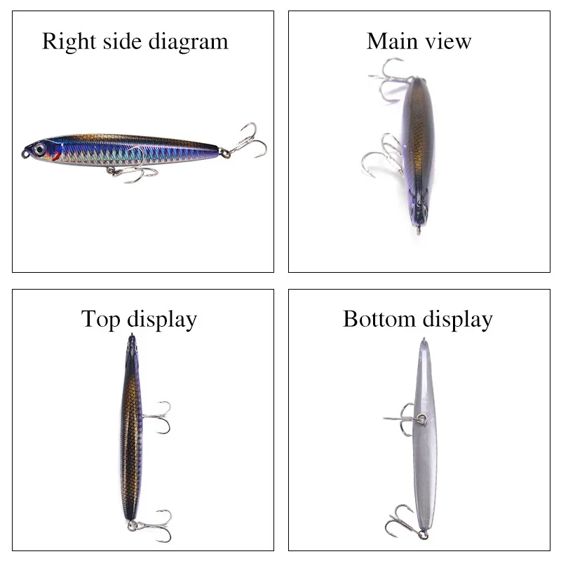 4pcs Professional Sinking Penc - Fishing Equipment Kit ulasan dan harga